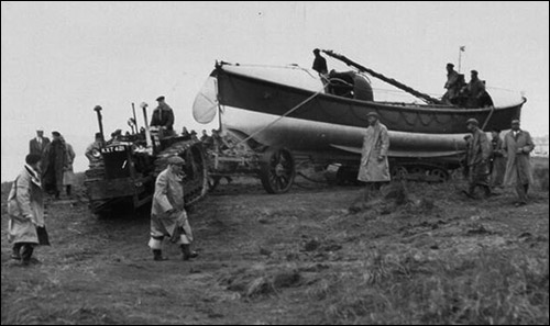 pwllheli_lifeboat_launching_trials_ c.1930s